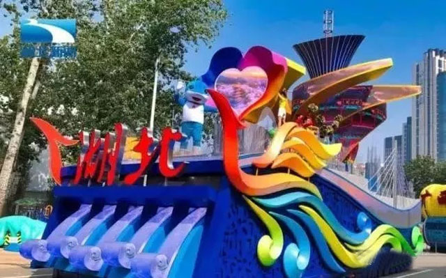 美亞迪戶外P3柔性異形屏 再現(xiàn)“心花綻放”奇觀